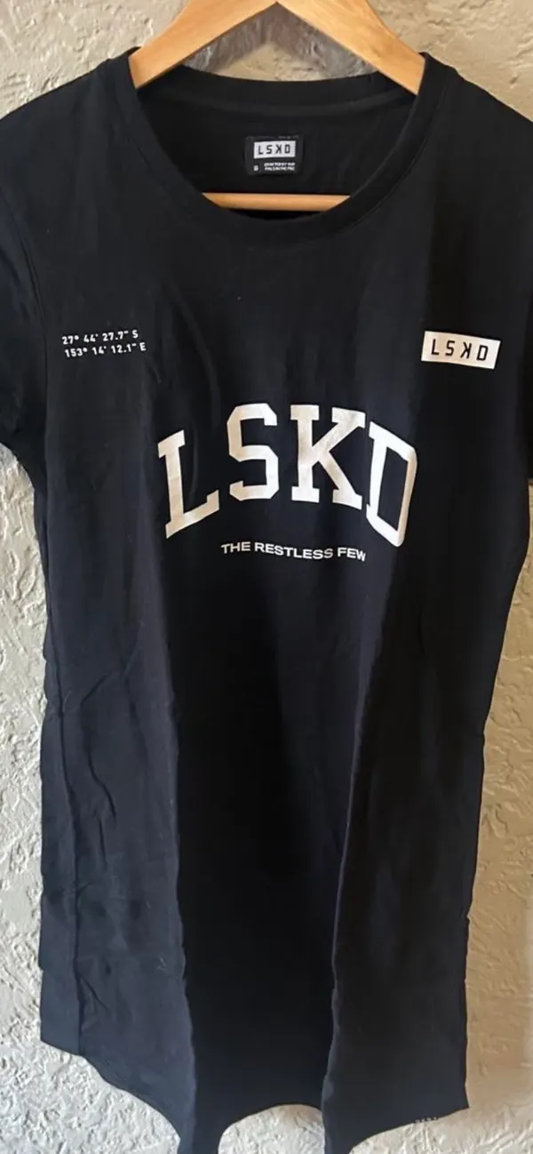 LSKD black tee dress