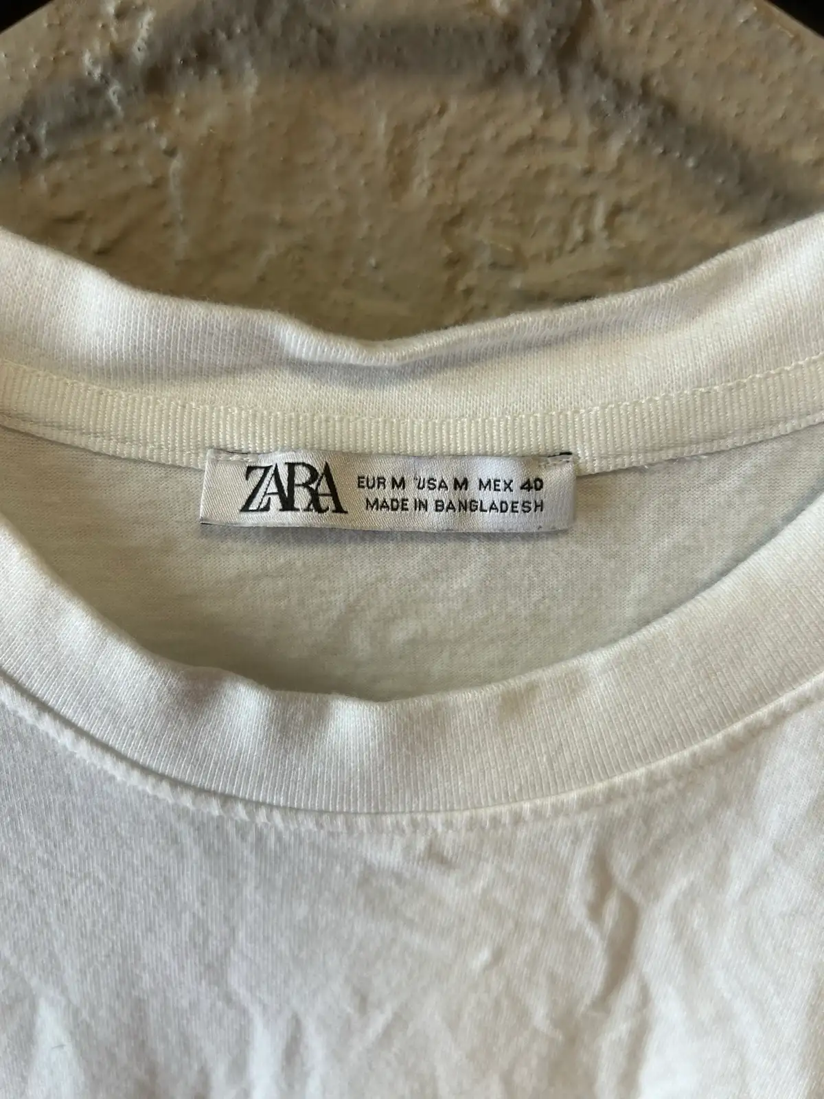 Zara orange/white striped tee – photo 2