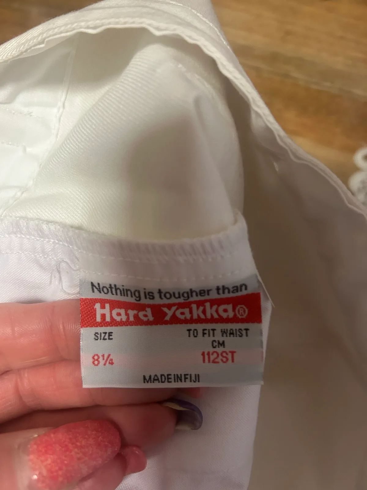 Men’s hard yakka white shorts – photo 5
