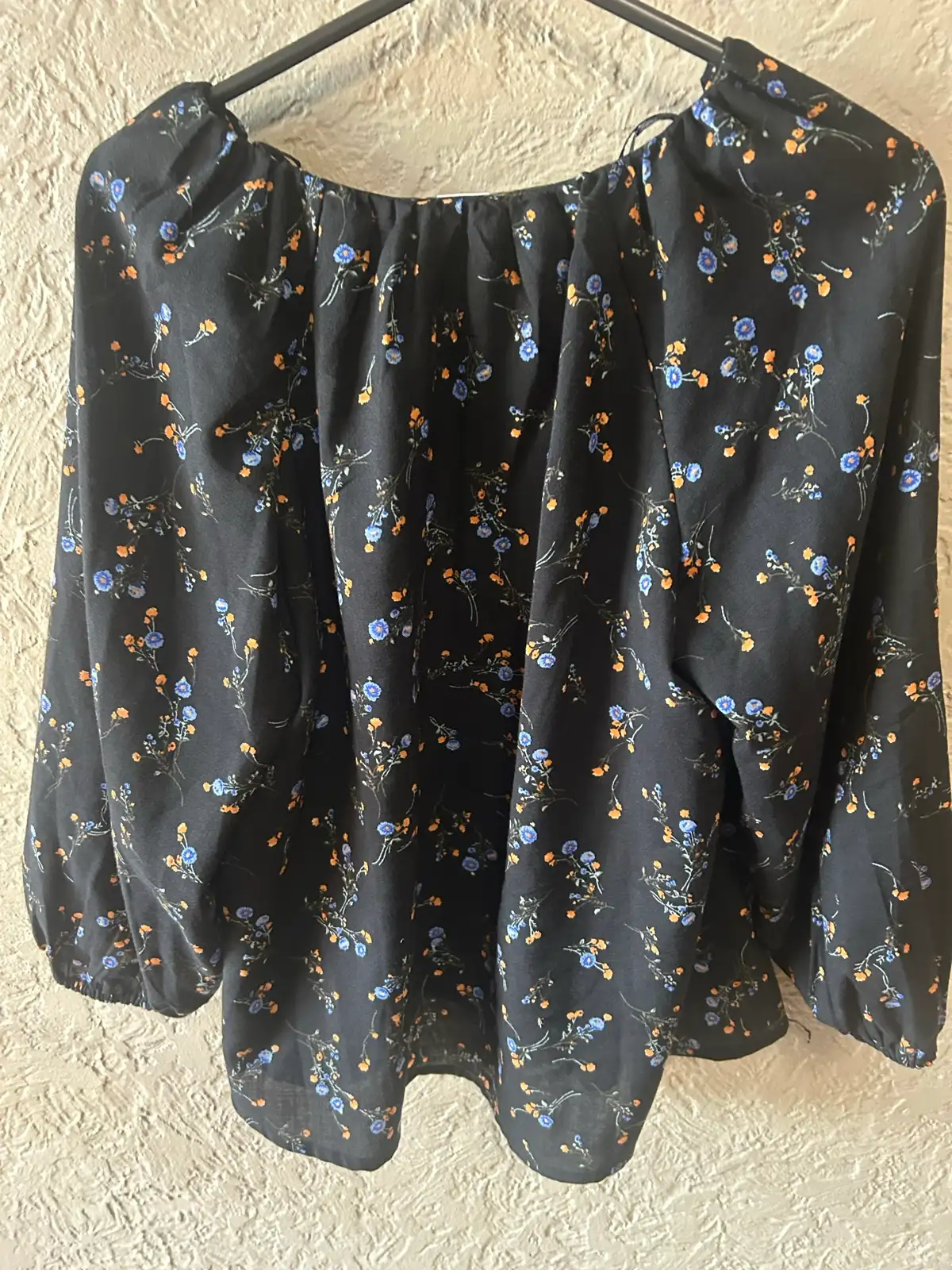 Anko black floral blouse – photo 6