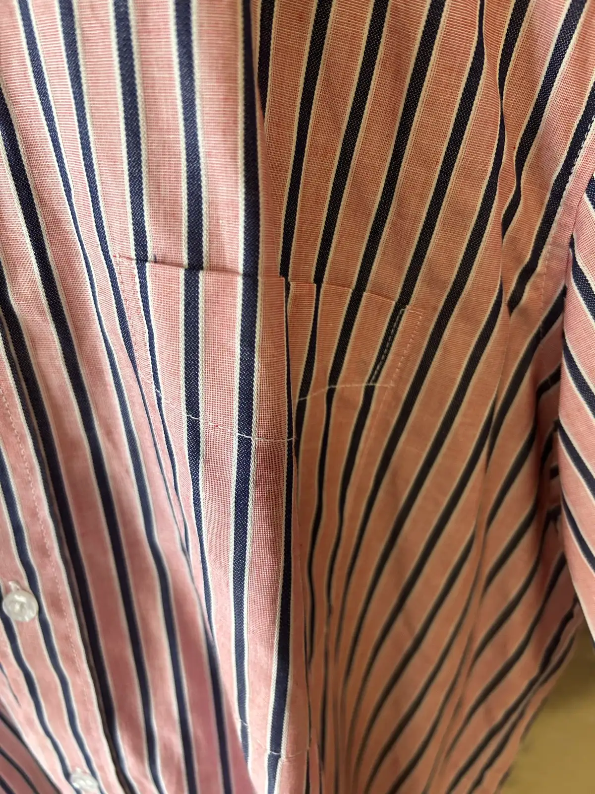 Jack smith pink/navy striped shirt – photo 4