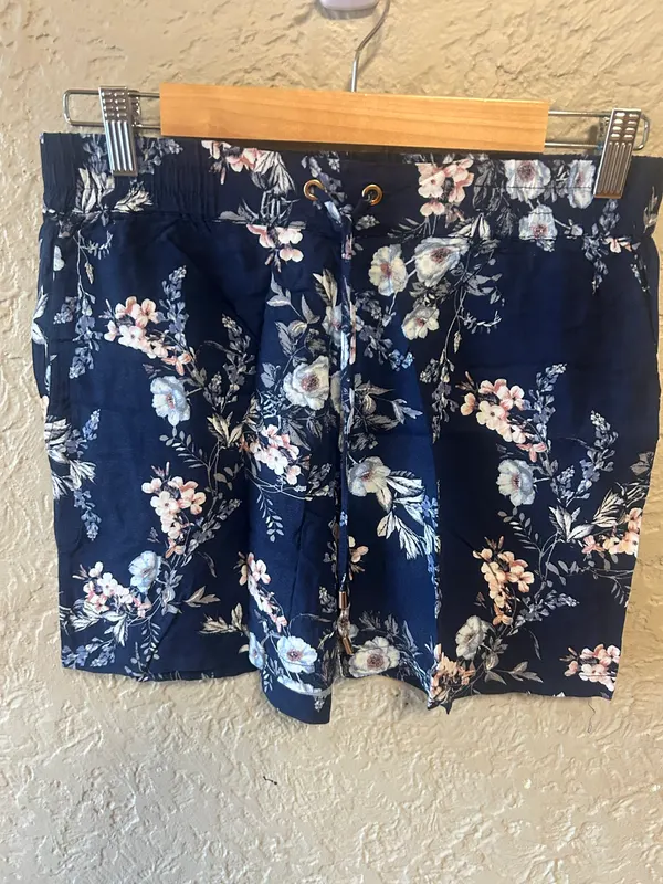 Target blue floral shorts