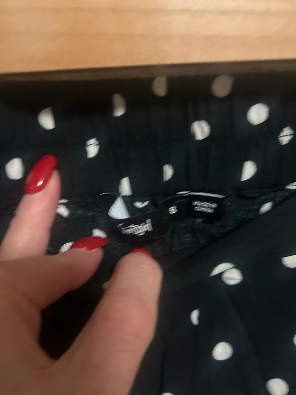 Sportsgirl black/white polka dot shorts – photo 2