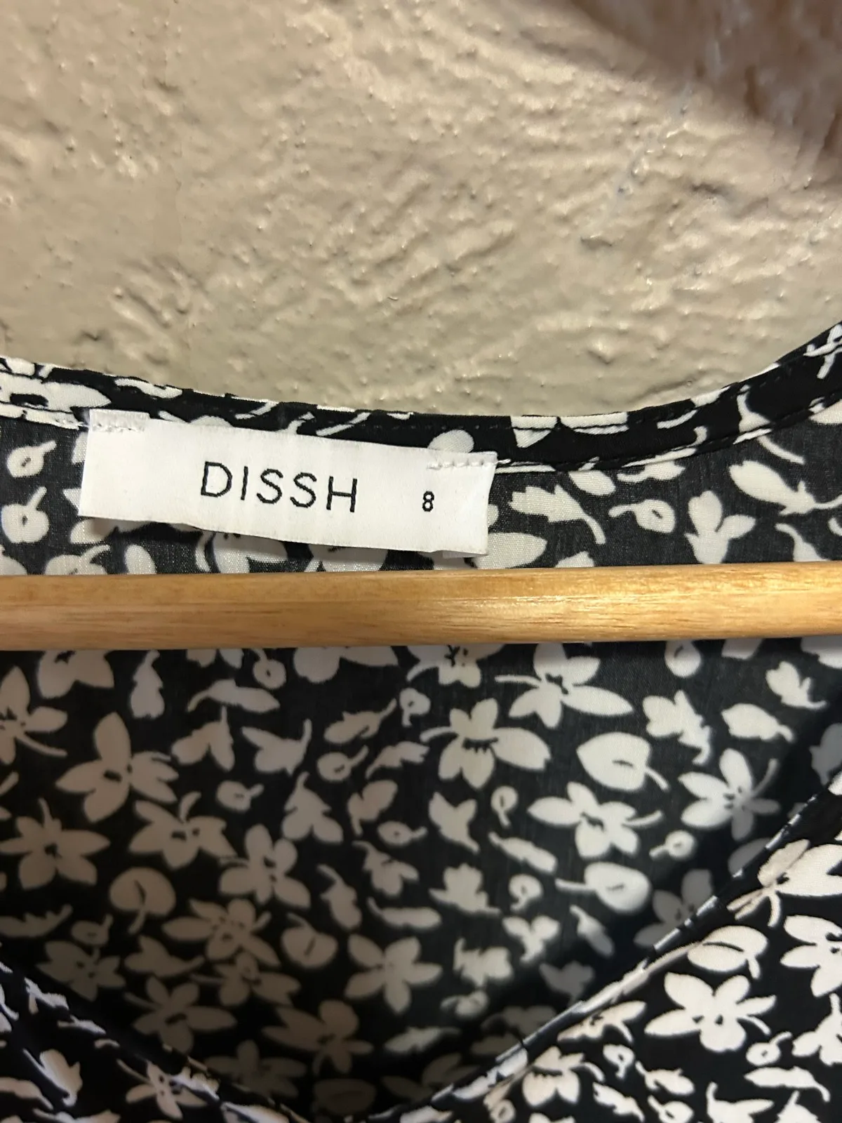 Dissh black/white floral babydoll dress — photo 3