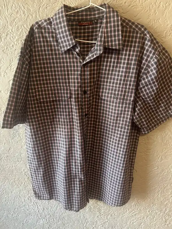 Men’s pilgrim brown short sleeve shirt