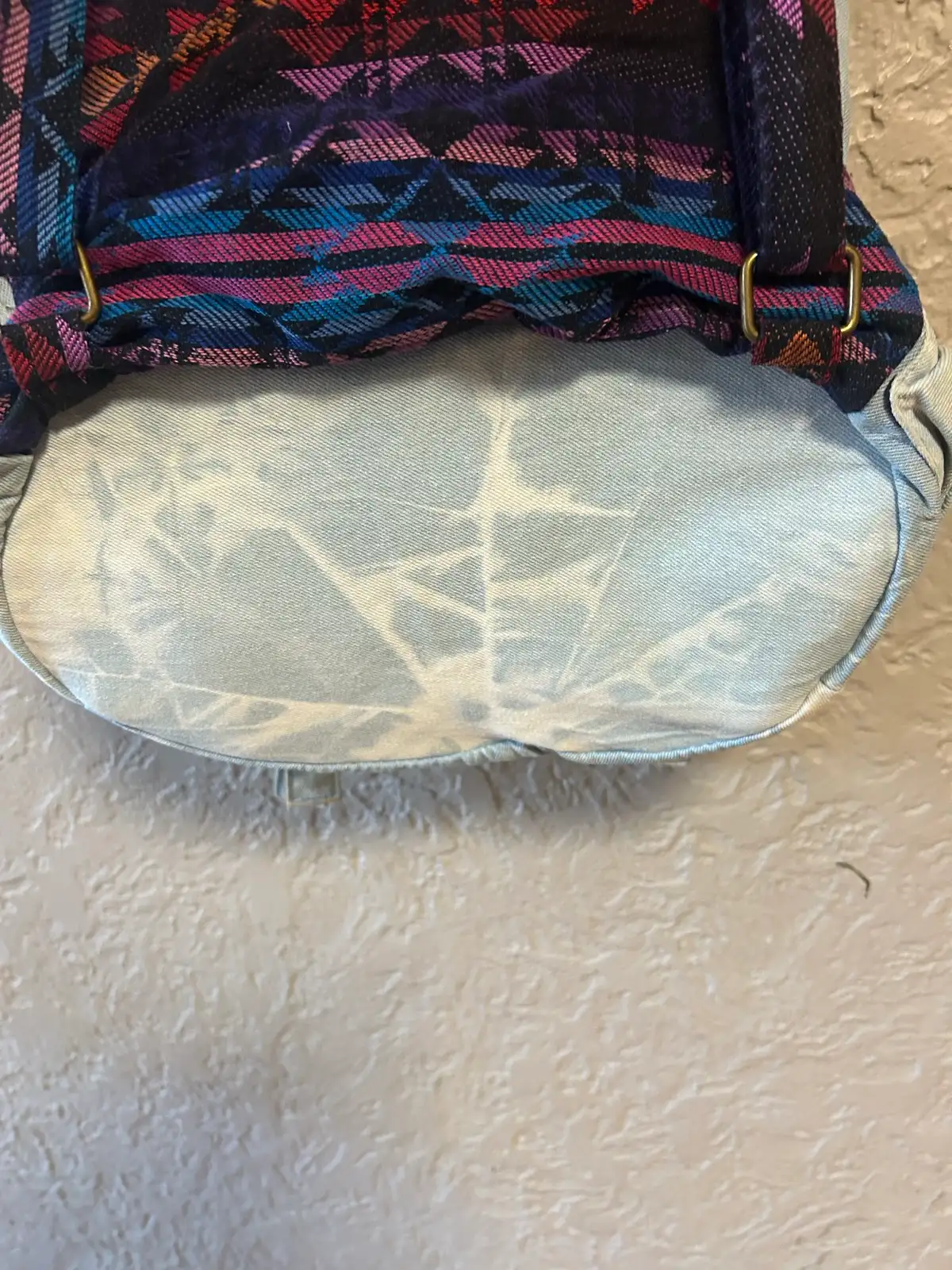 Factorie blue denim tie dye backpack – photo 7