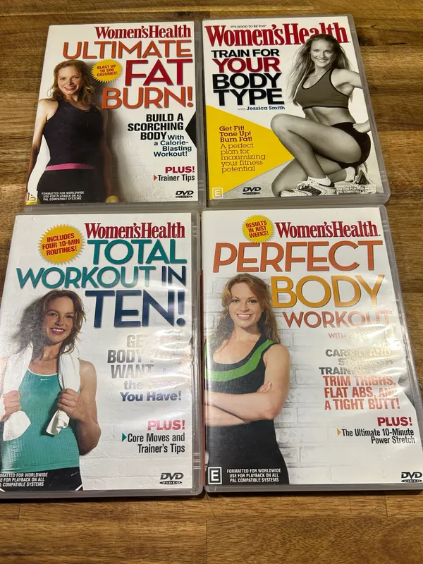 Women’s health fitness workouts 4 disc bundle