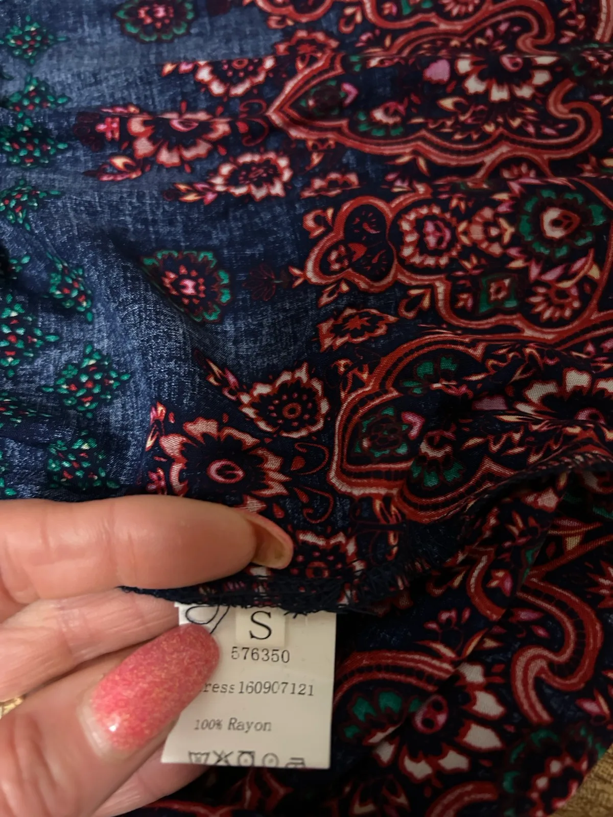 Unbranded blue/red tunic/dress — photo 4