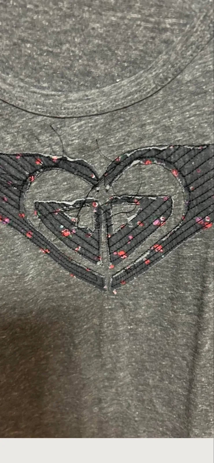 Roxy grey long sleeve tee – photo 2
