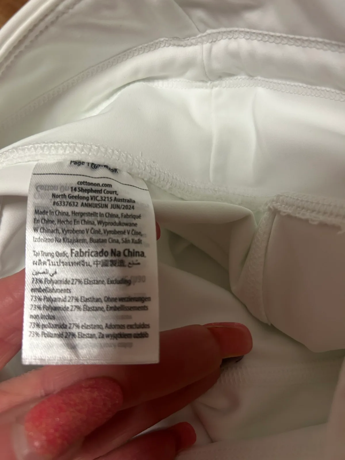 Cotton on body white bike shorts – photo 8