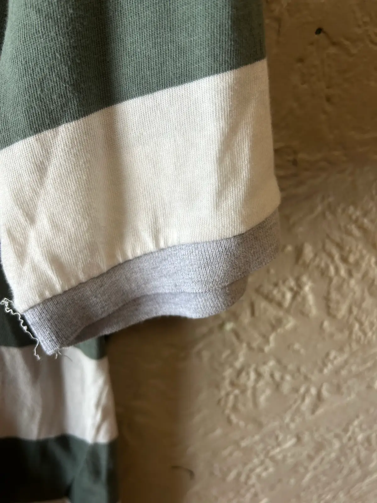 Men’s Dan John green/white striped tee – photo 3