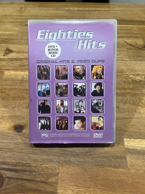 Eighties hits dvd plus music disc