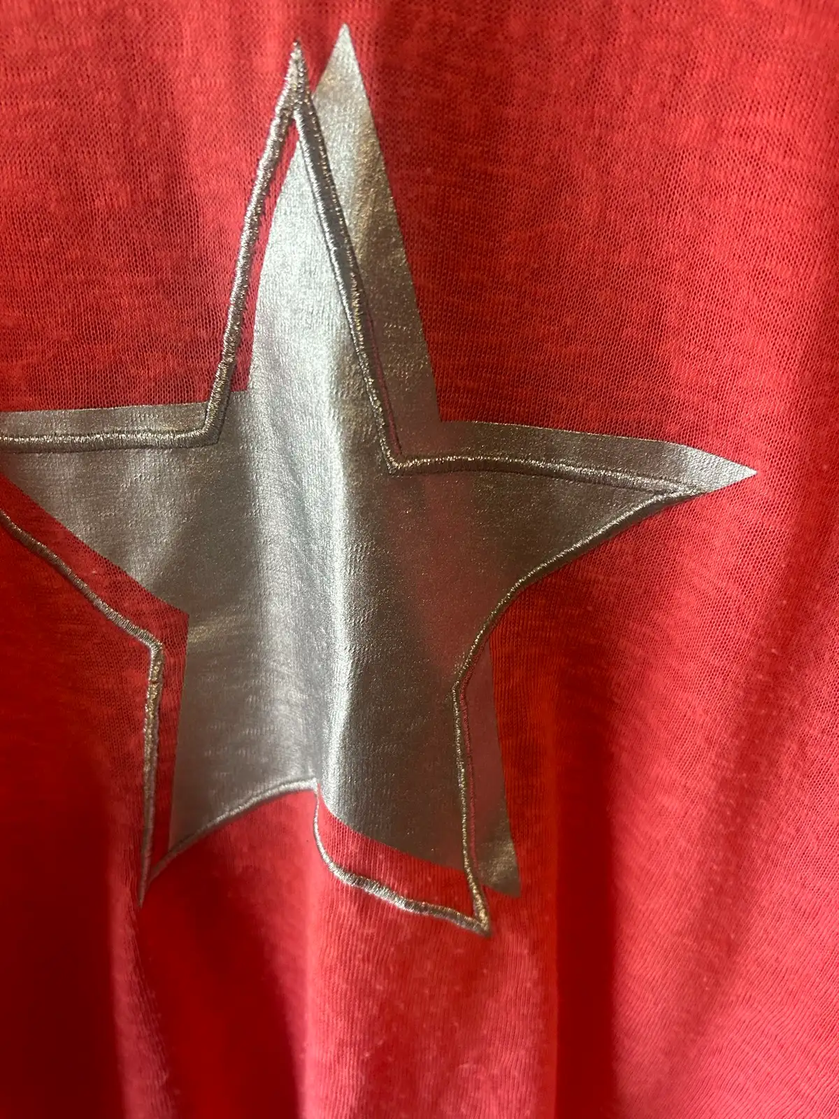 Threadz red long sleeve knit top – photo 2