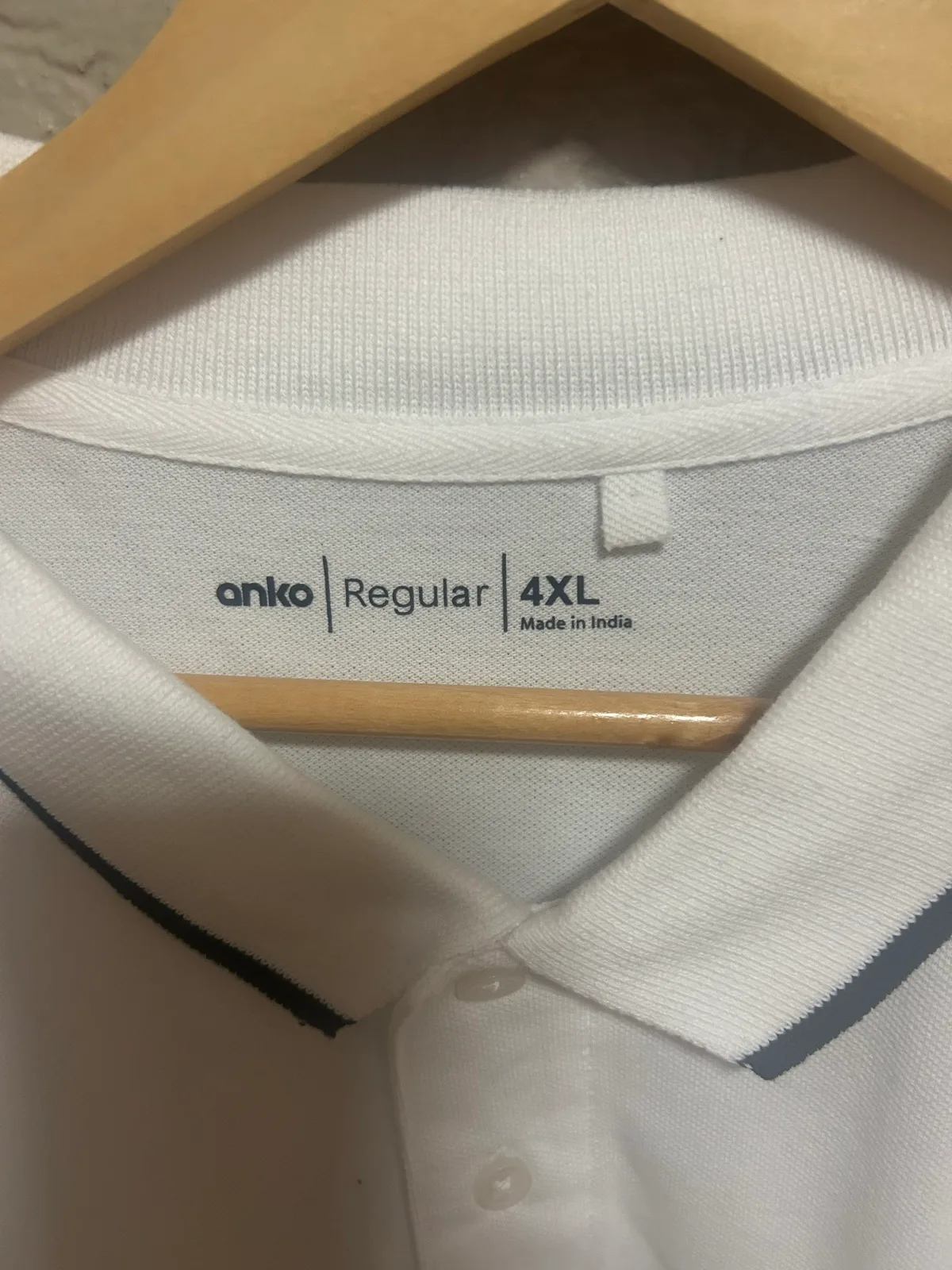 Men’s Anko white polo shirt — photo 4