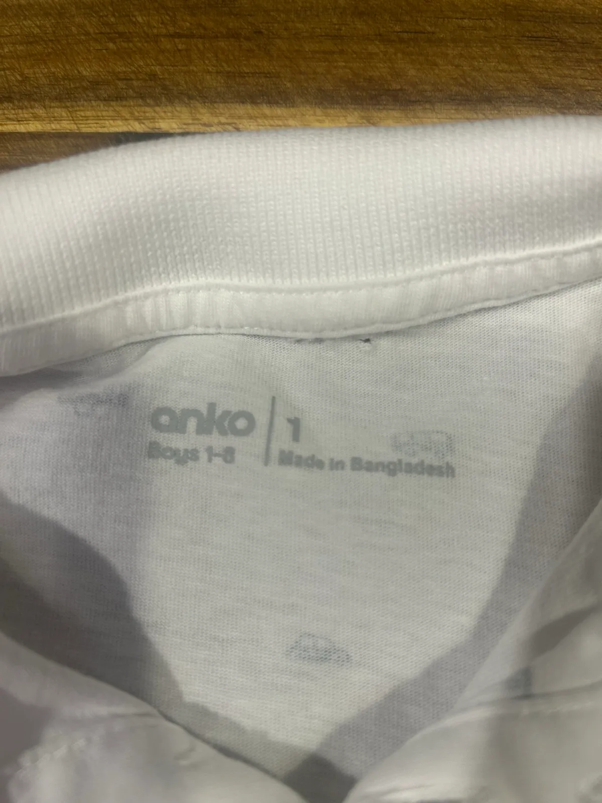 Anko white baby boy polo shirt – photo 2