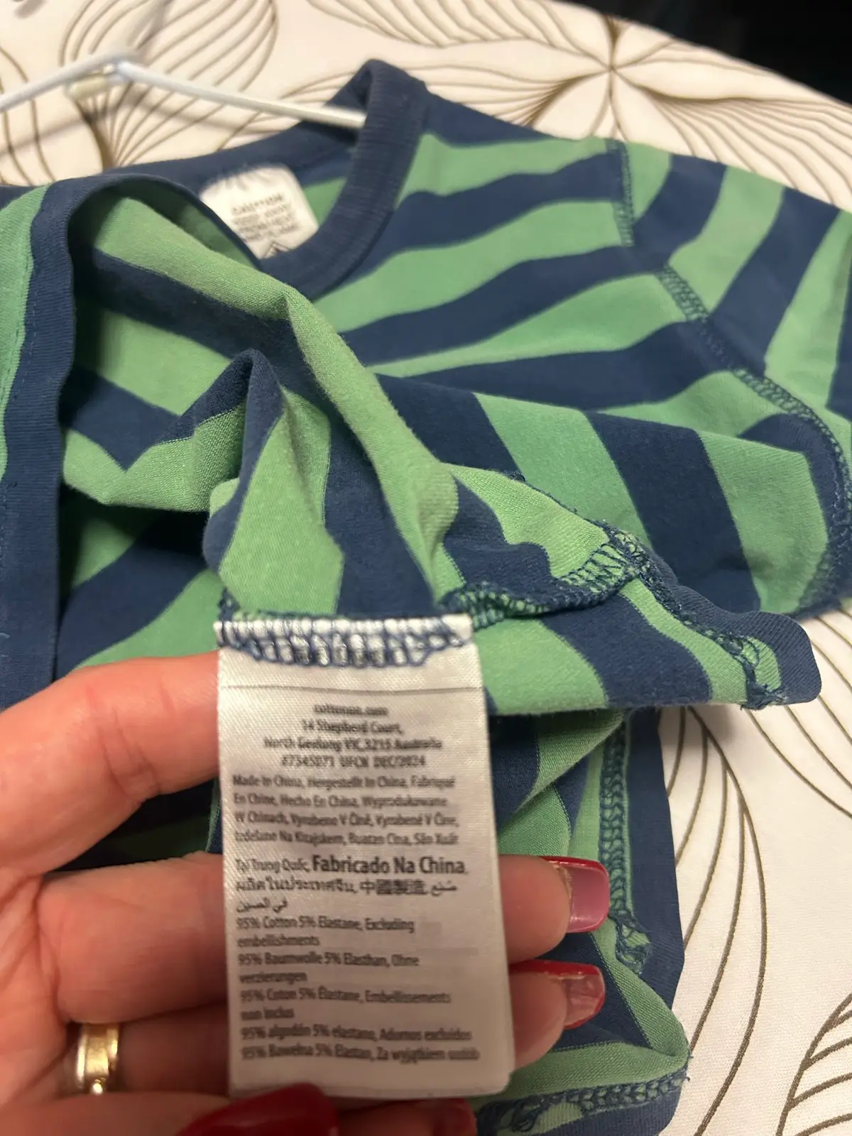 Cotton on kids striped long sleeve top – photo 4