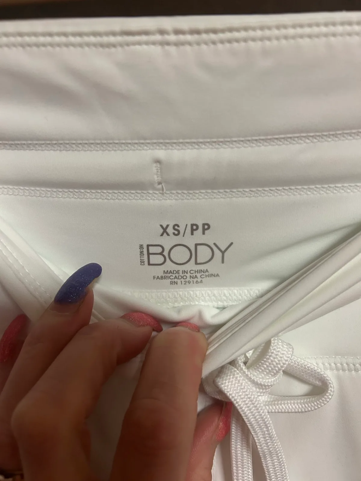 Cotton on body white bike shorts – photo 5