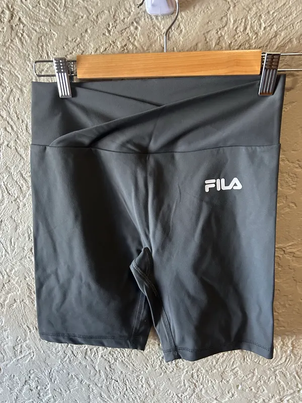 Fila grey bike shorts