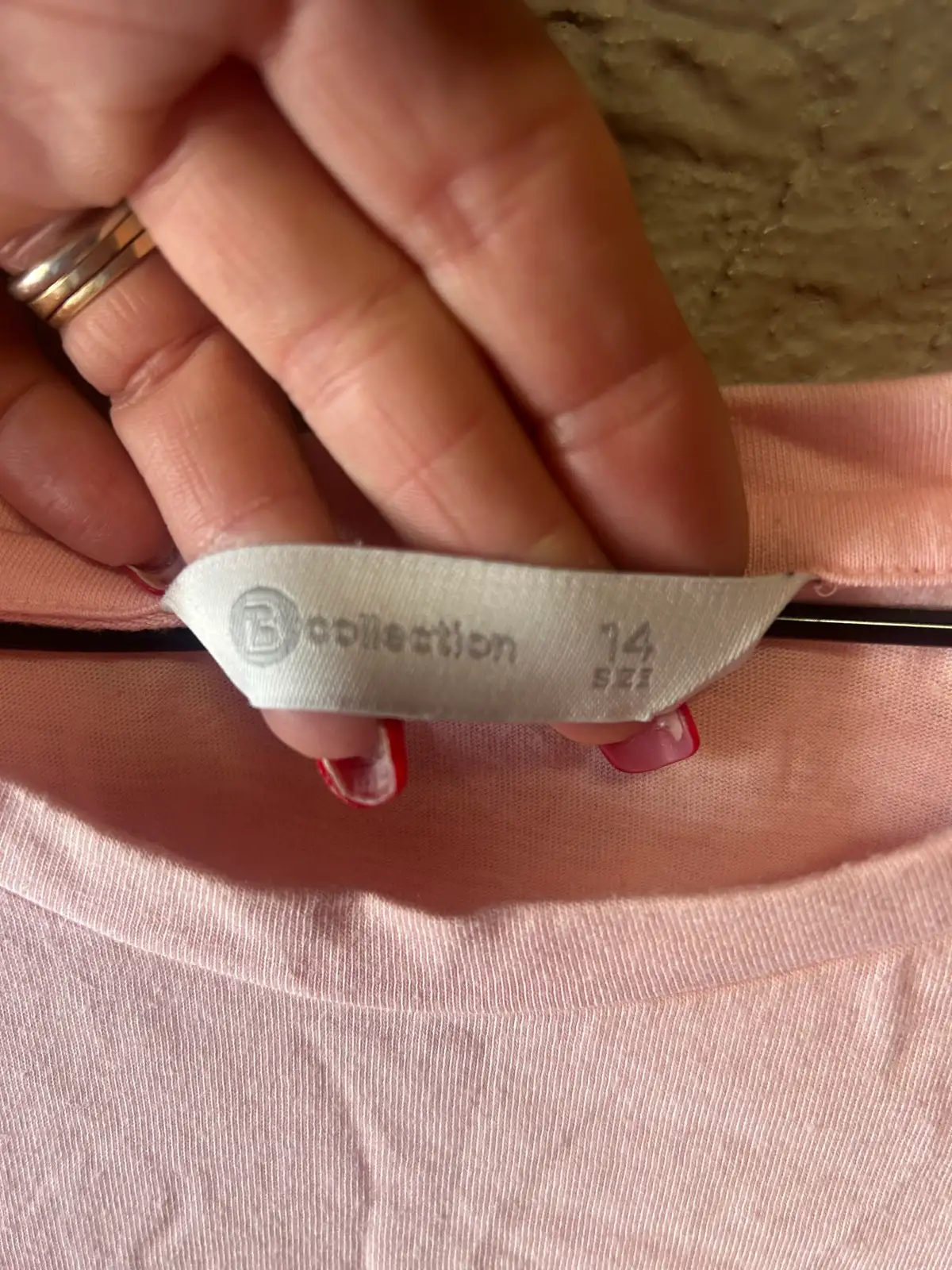B collection pink happy pocket tee – photo 3