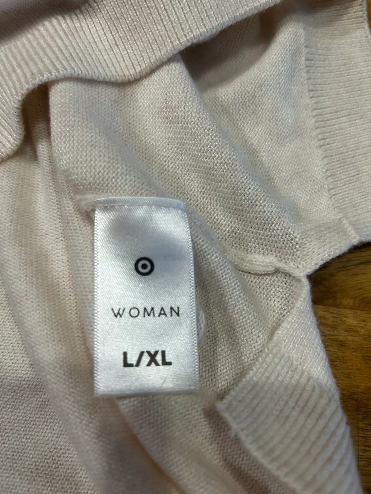 Target cream crew neck knit short sleeve jumper – photo 5