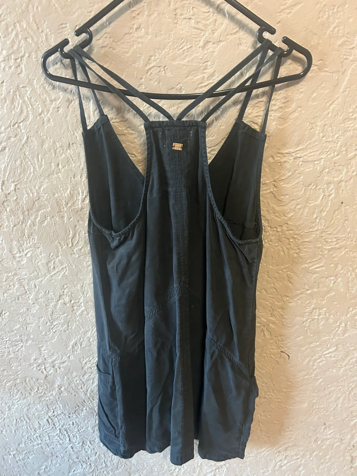 Ghanda black v neck strappy tank dress – photo 5