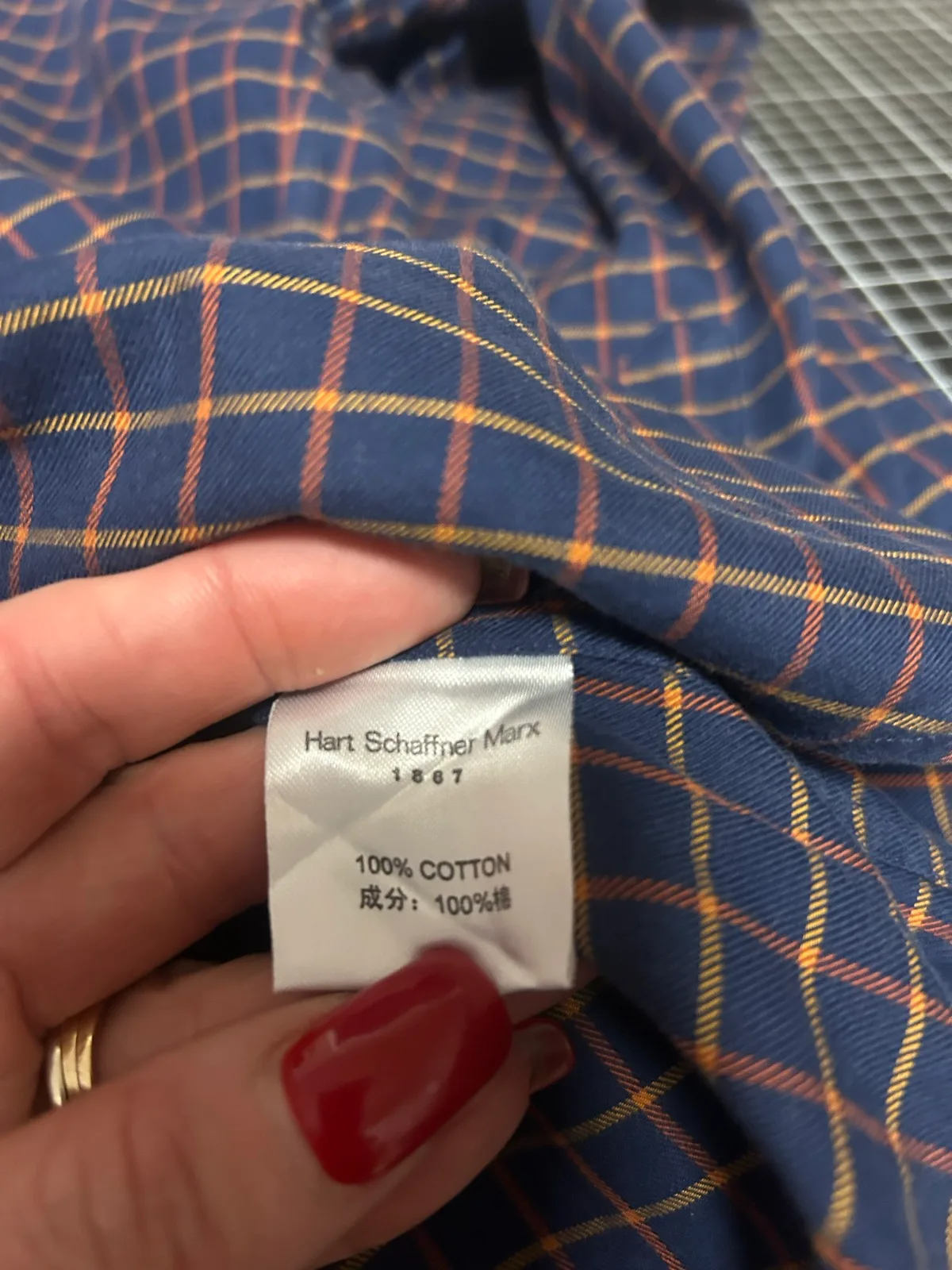 Men’s Hart Schaffer  Marx dress shirt – photo 4