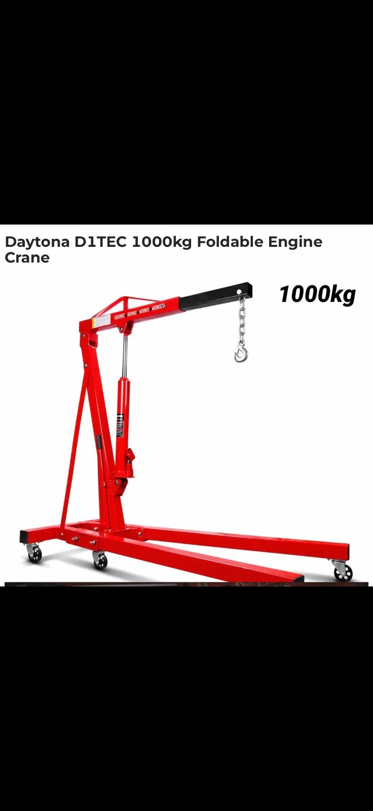 Engine Crane Folding Extendable Portable 1000kg – photo 4