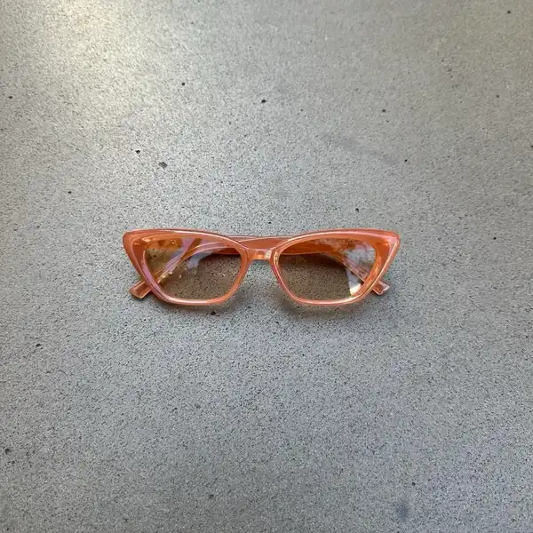 Orange Cat Eye Sunglasses | DG19337-02