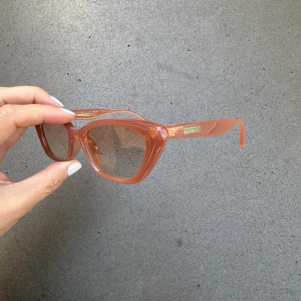 Orange Cat Eye Sunglasses | DG19337-02 – photo 2