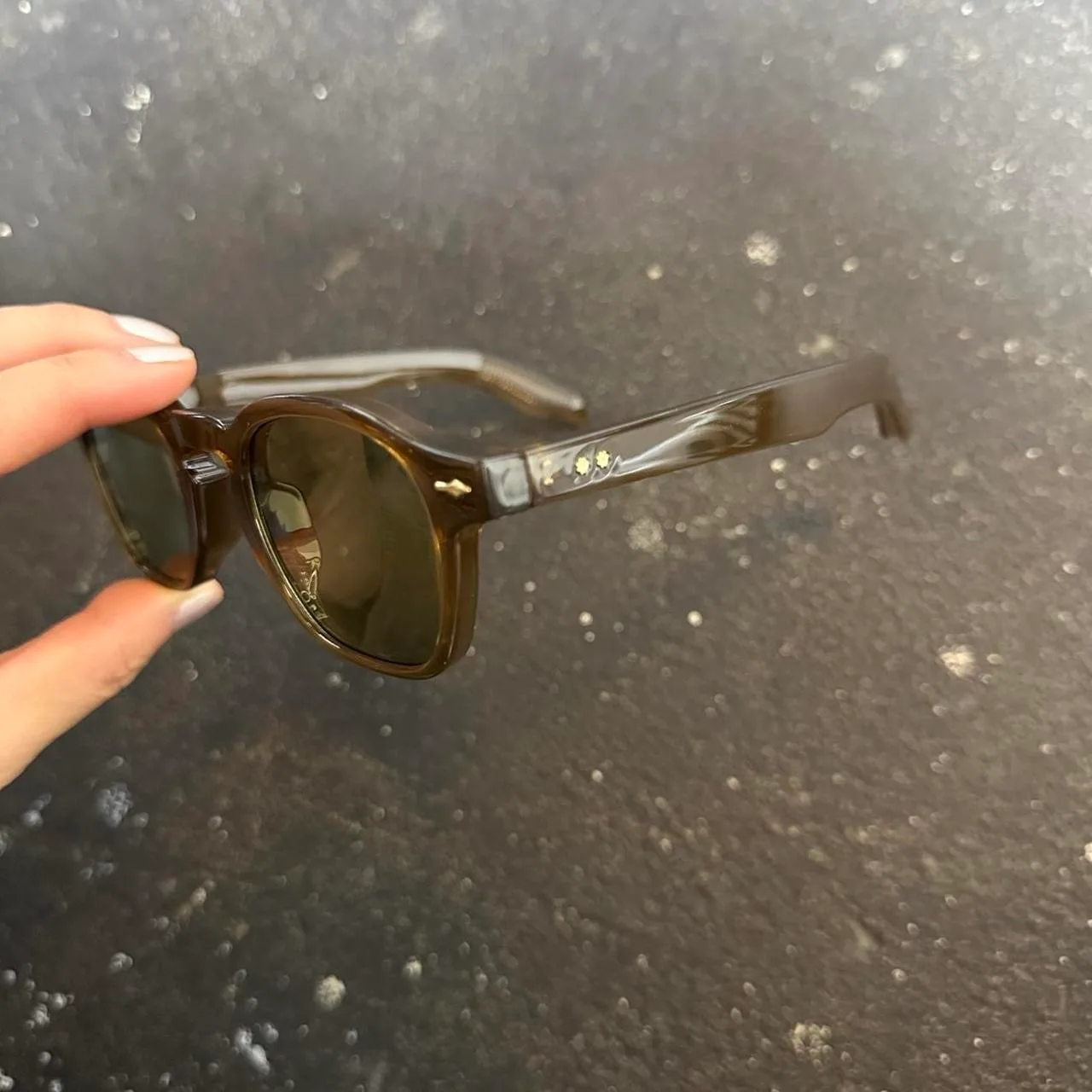 Tea Brown Light Yellow Sunglasses | DG19675-04 – photo 2