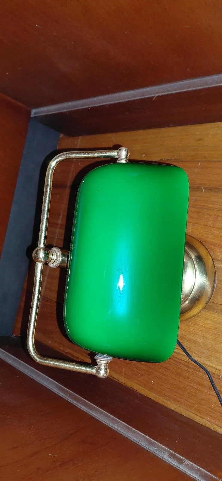 Vintage Bankers Lamp – photo 2