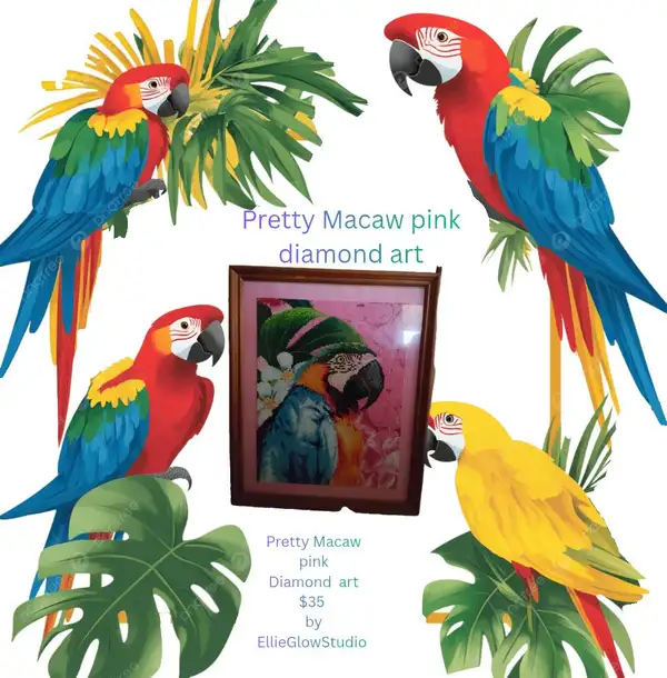 Macaw Diamond art