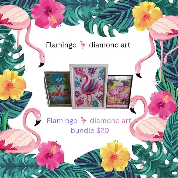 Flamingo 🦩 diamond art