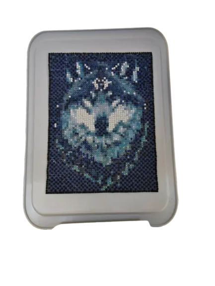 Handmade Diamond Art – Cosmic Wolf (High Sparkle) – photo 2