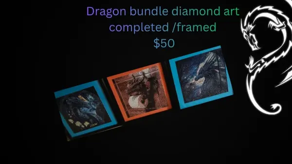another Dragon Bundle completed/ framed