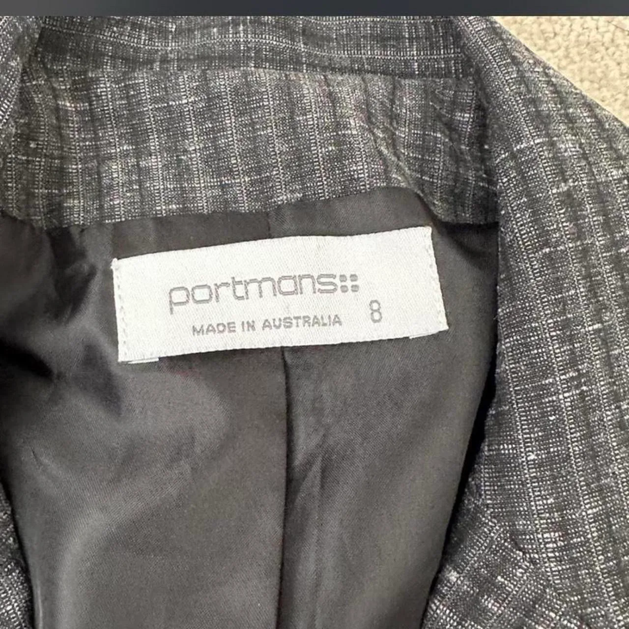Portmans grey blazer size 8 — photo 3