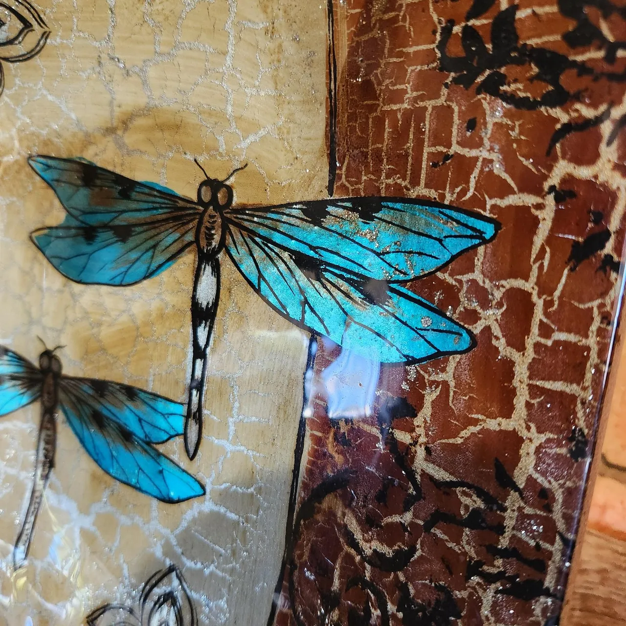 Dragonfly platter/decore — photo 4