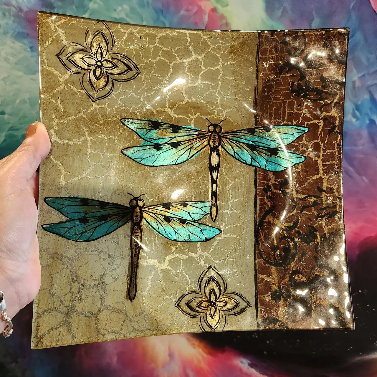 Dragonfly platter/decore — photo 5
