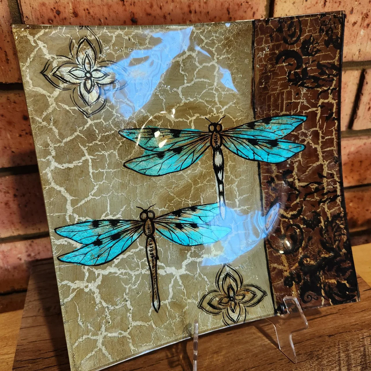Dragonfly platter/decore — photo 2