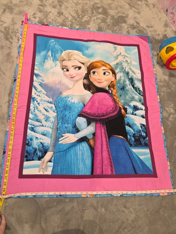 Frozen hand made quilt