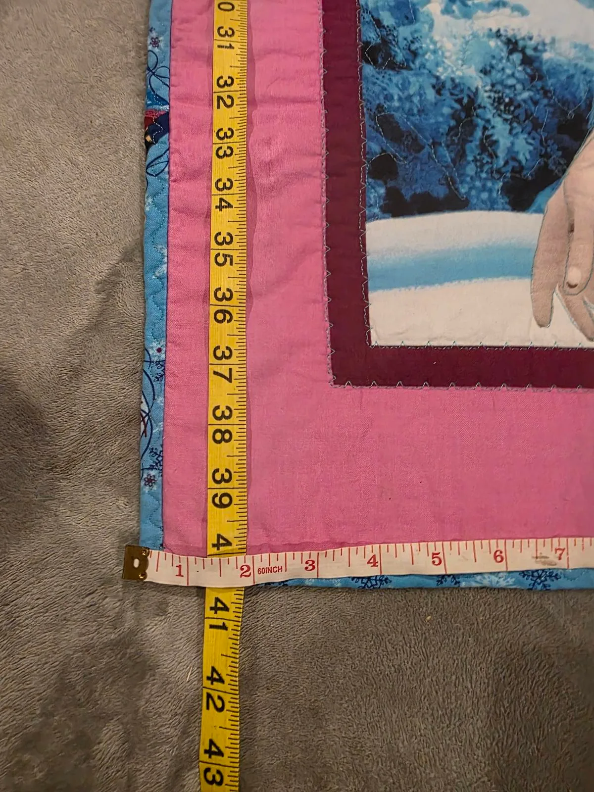 Frozen hand made quilt — photo 2