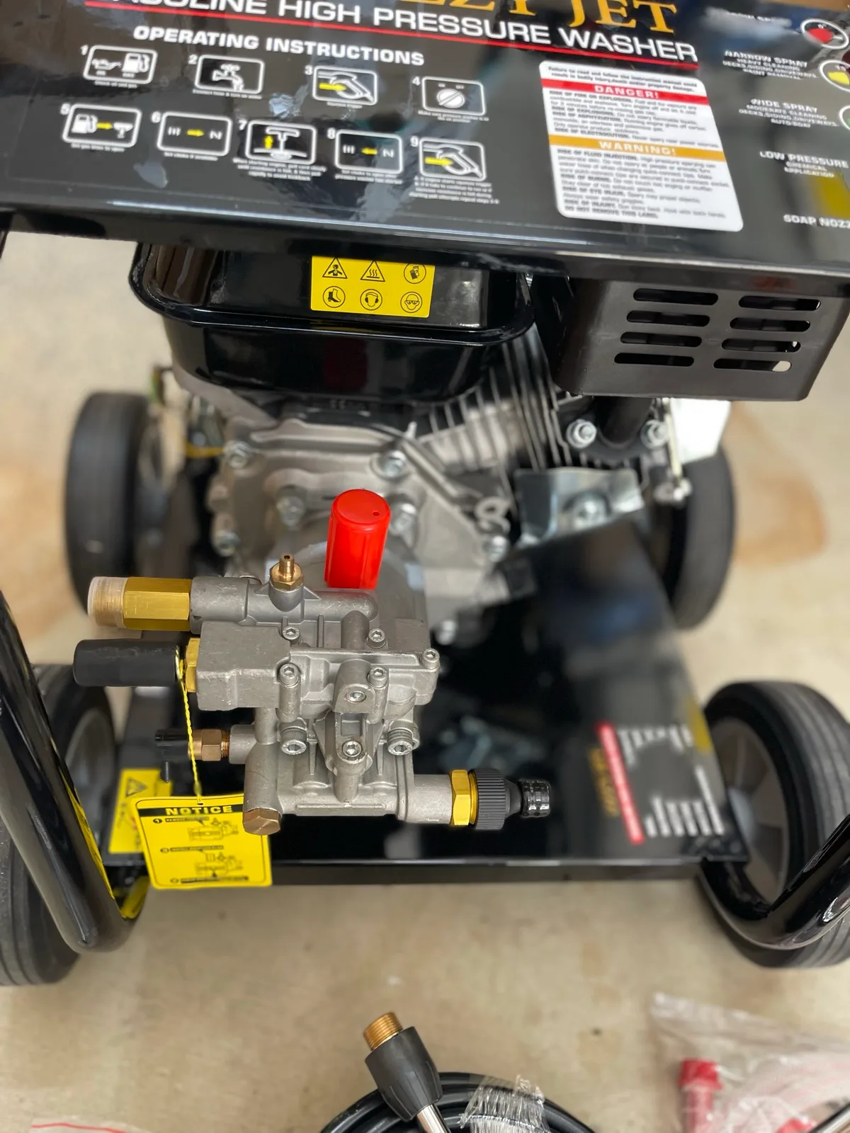 pressure washer BRAND NEW 4800 PSI 12 LPM 20MHOSE Han PICKUP CRNBOURNE north del — photo 3