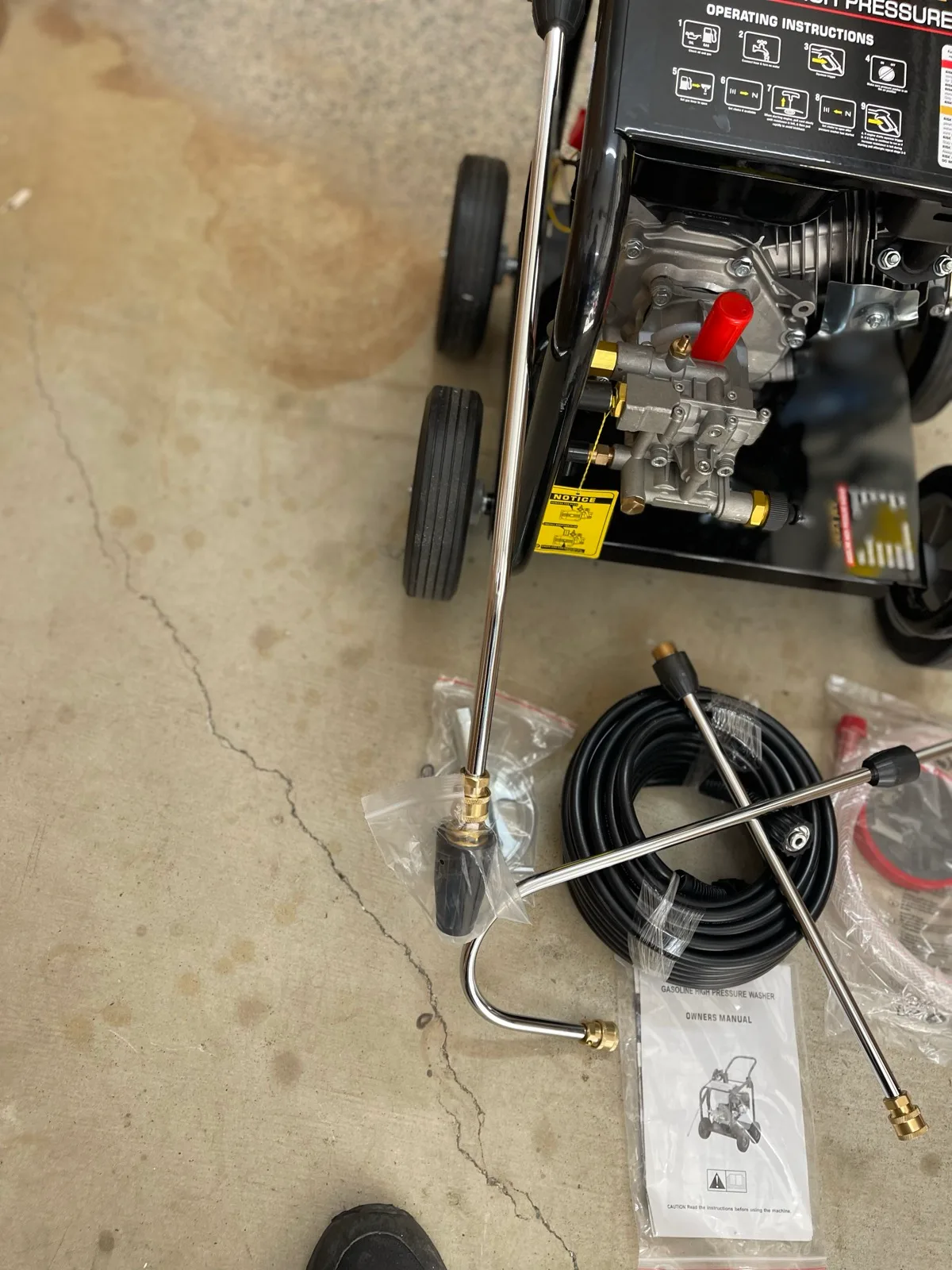 pressure washer BRAND NEW 4800 PSI 12 LPM 20MHOSE Han PICKUP CRNBOURNE north del — photo 6