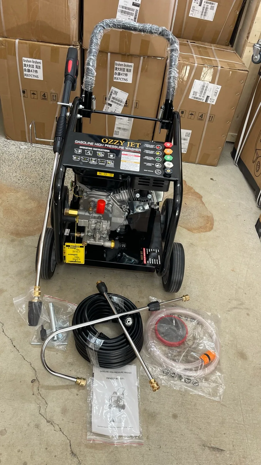 pressure washer BRAND NEW 4800 PSI 12 LPM 20MHOSE Han PICKUP CRNBOURNE north del — photo 2