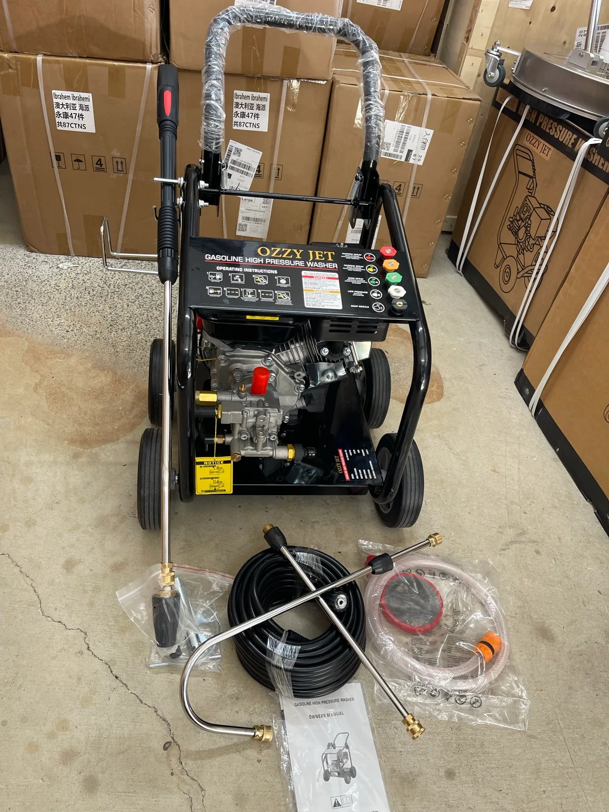 pressure washer BRAND NEW 4800 PSI 12 LPM 20MHOSE Han PICKUP CRNBOURNE north del — photo 4