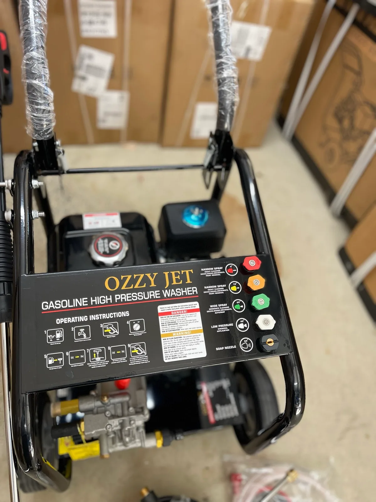 pressure washer BRAND NEW 4800 PSI 12 LPM 20MHOSE Han PICKUP CRNBOURNE north del — photo 7