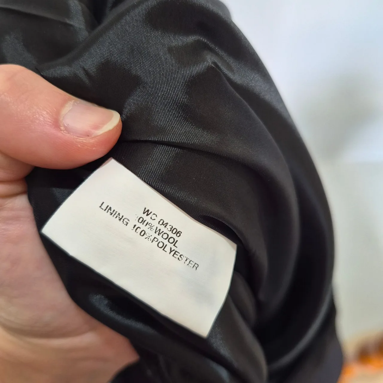 Anthea Crawford Black Wool Crepe High Rise Tapered Dress Pants Size 12 — photo 9