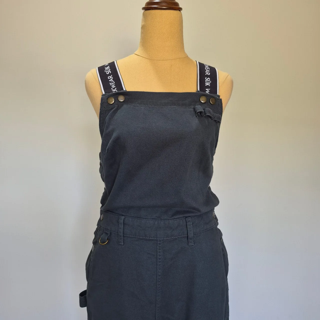 Suk Workwear 925 Worksuit Green Convertible Strap Long Body Overalls Size 10 – photo 5