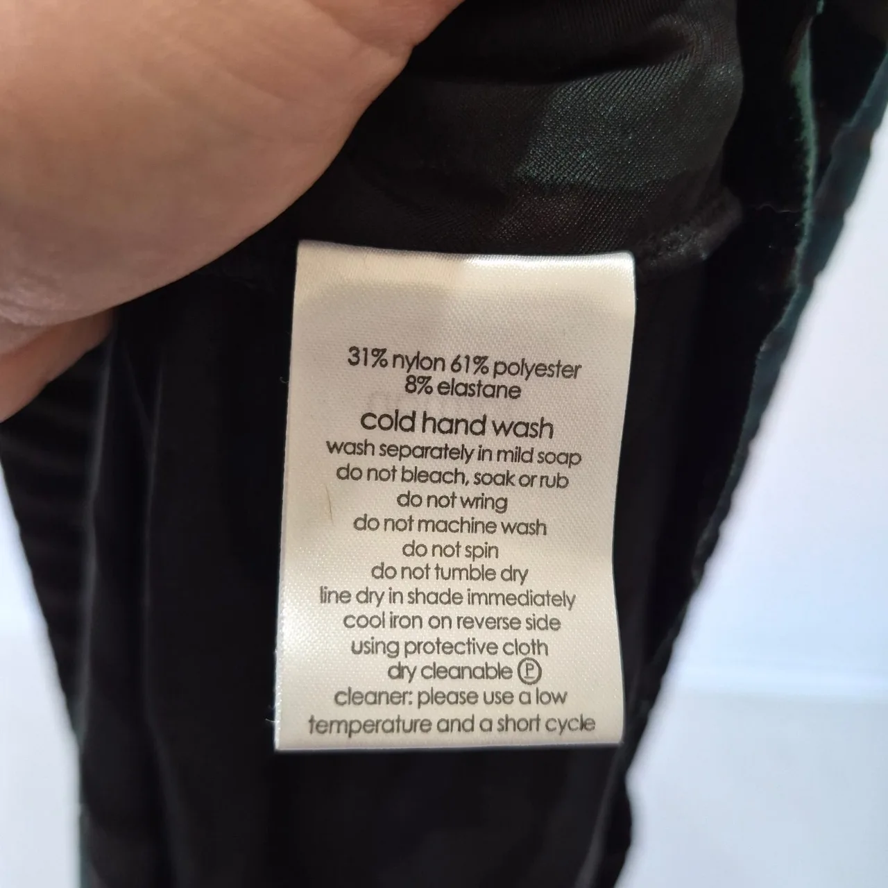 Gorman Semi-Sheer Green Burned Velvet Tiger Stripe Midi Dress Size 16 – photo 7