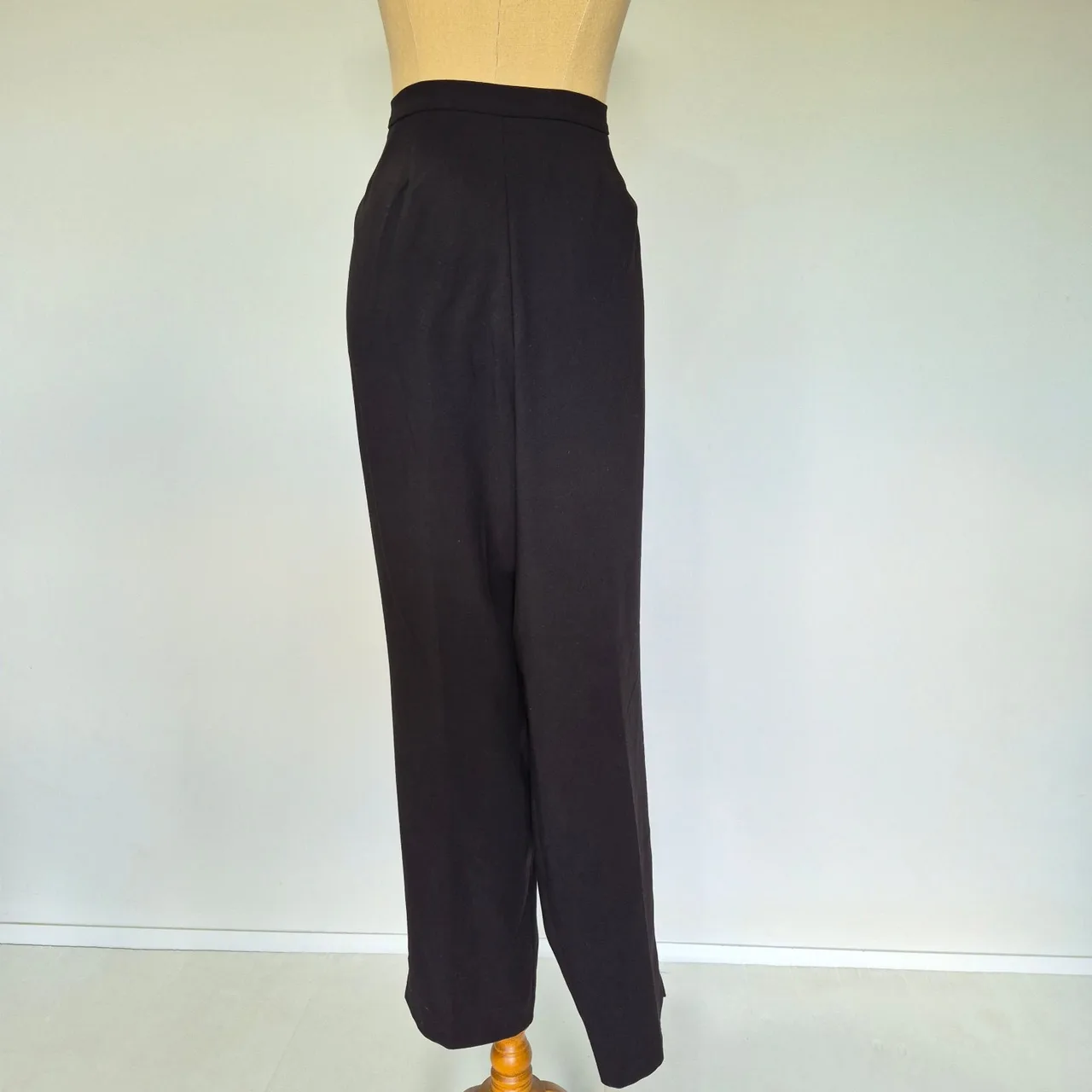 Anthea Crawford Black High Rise Tapered Corporate Dress Pants Plus Size 18 – photo 4